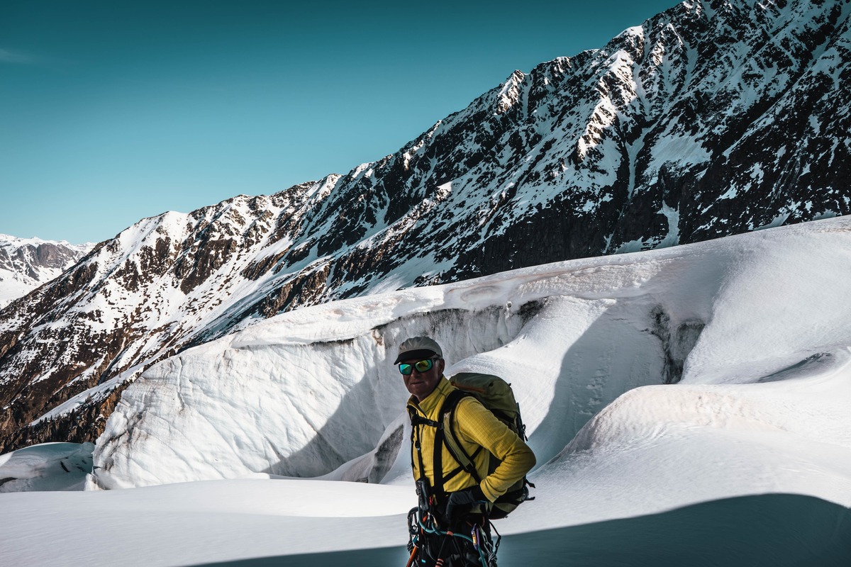 Image Glacier d'Argentière : alpinisme hivernal