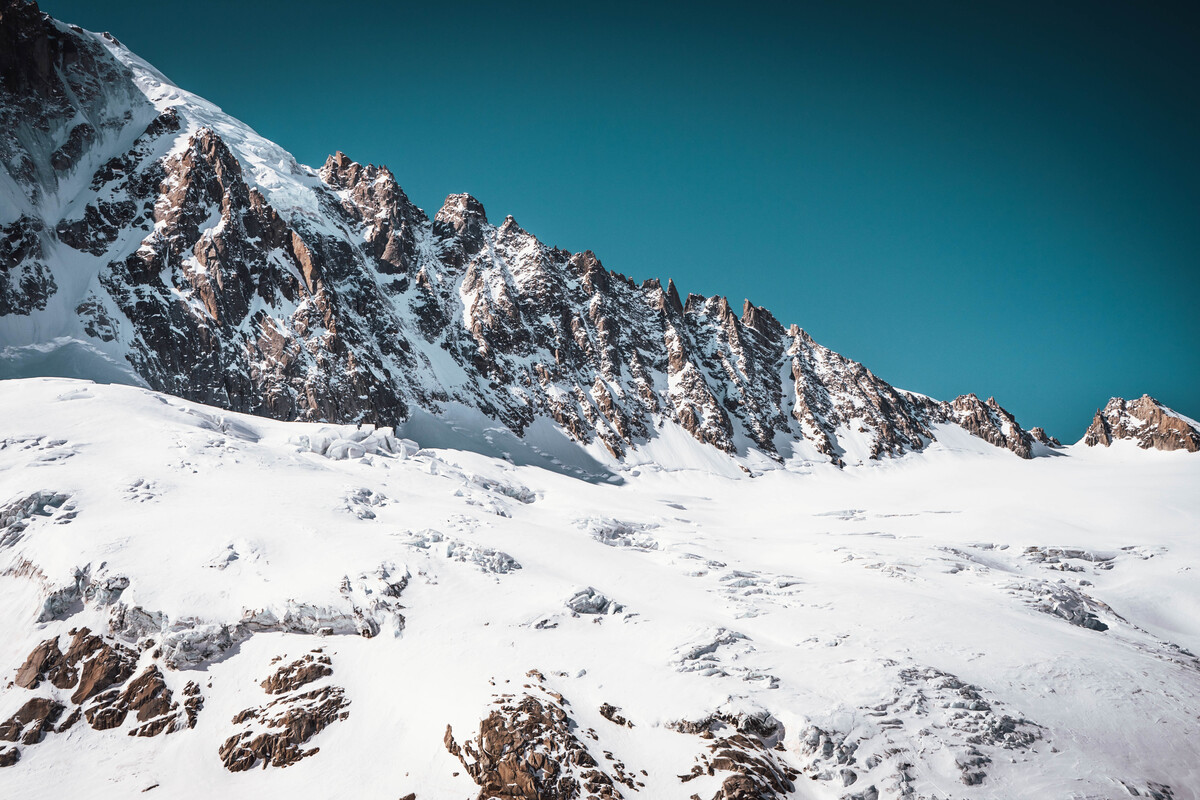 Image Glacier d'Argentière : alpinisme hivernal