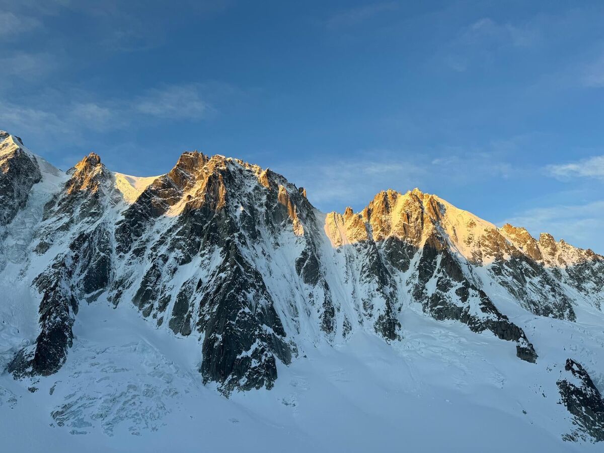 Image Glacier d'Argentière : alpinisme hivernal